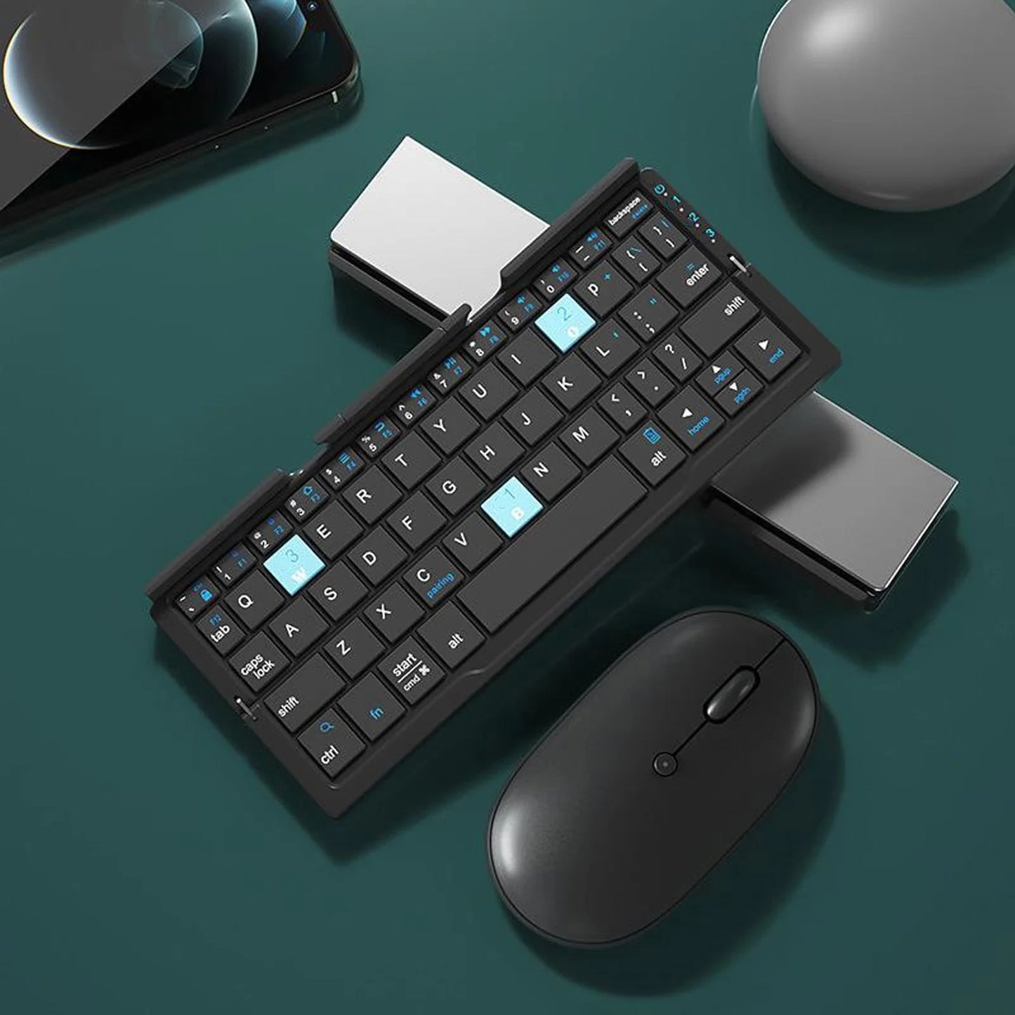 Teclado Ultra-Plegable Naylofy: Tu Oficina en el Bolsillo