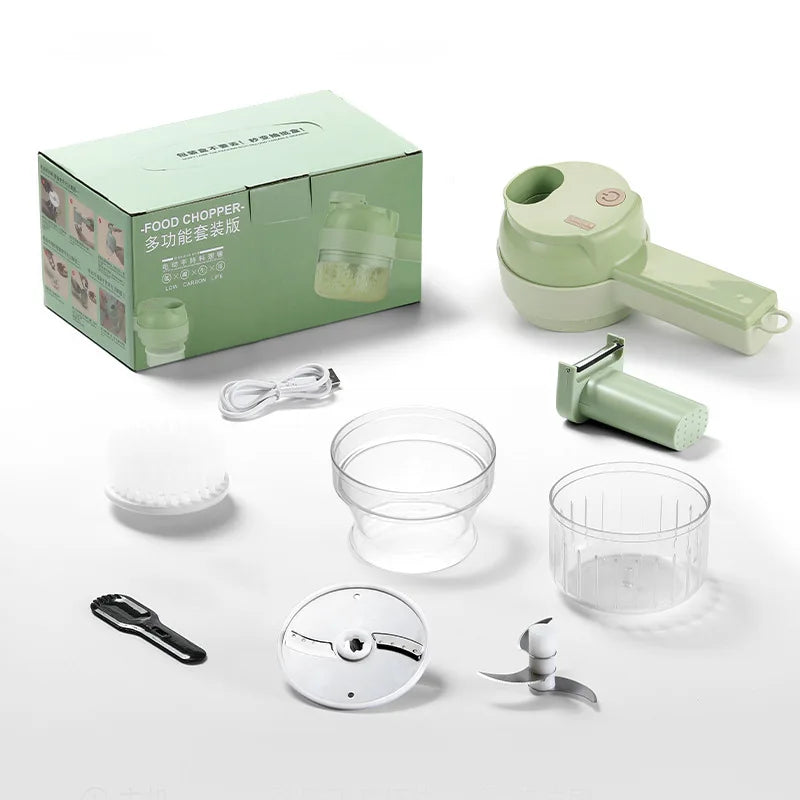 Pro-Cutter 4-en-1: El Procesador Eléctrico que Cocina por Ti