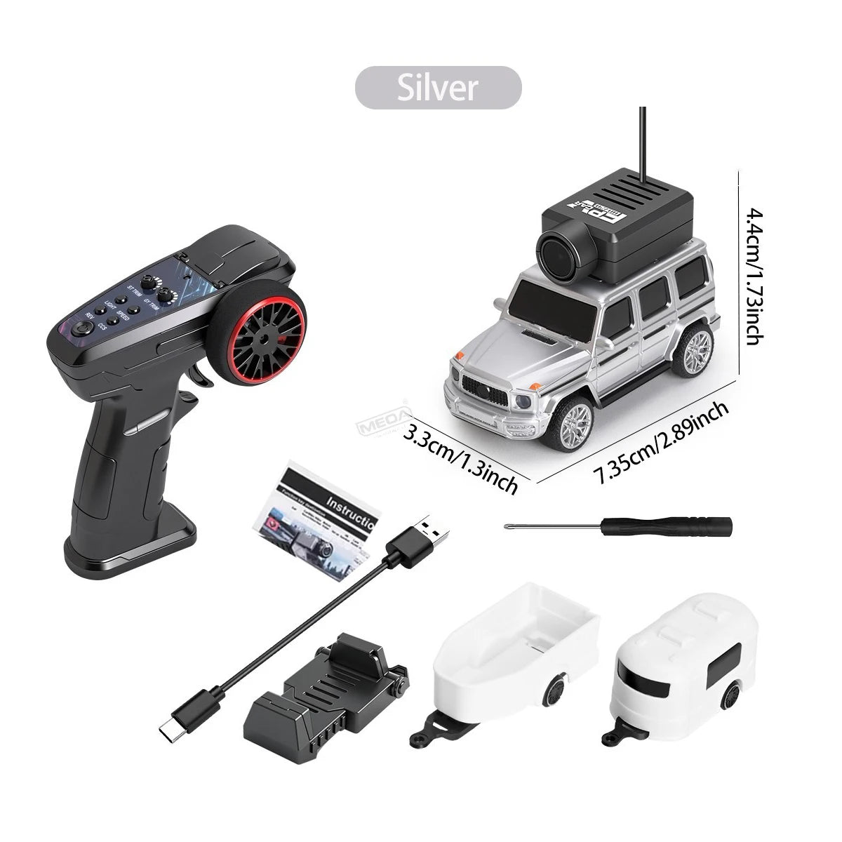 Micro Auto RC FPV Naylofy – Conducción Real en Primera Persona (Cámara HD)