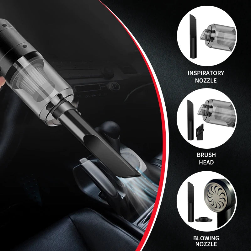 Aspiradora Pro 5-en-1: Potencia Extrema (15,000 PA) e Inalámbrica