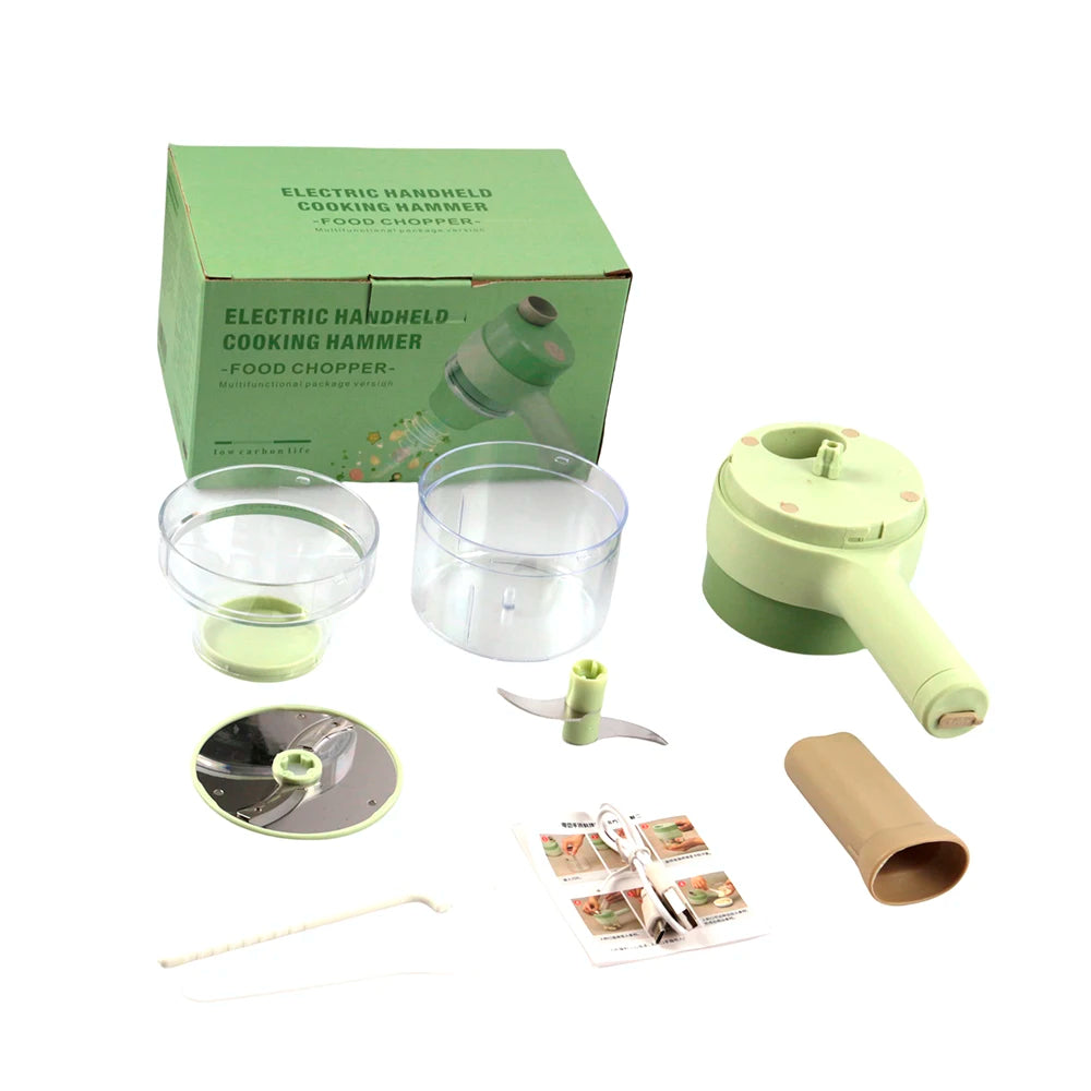 Pro-Cutter 4-en-1: El Procesador Eléctrico que Cocina por Ti