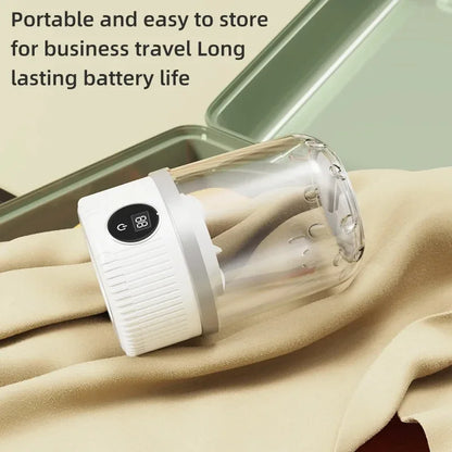 Mini Lavadora Pro 2-en-1: Portátil, Inalámbrica y con Centrifugado