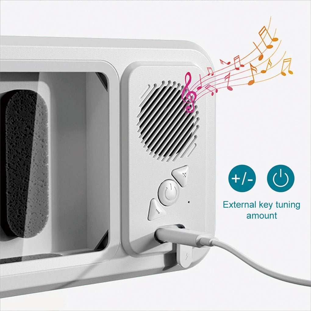 Cinema-Shower 3-en-1: Soporte Impermeable Táctil con Altavoz Bluetooth