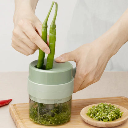 Pro-Cutter 4-en-1: El Procesador Eléctrico que Cocina por Ti
