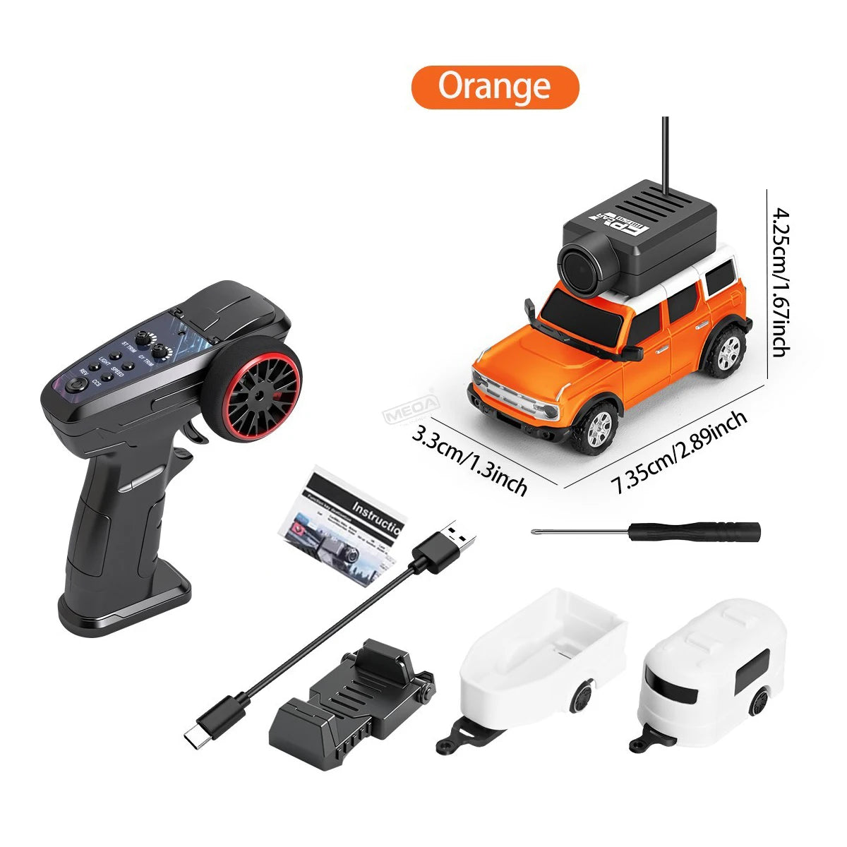 Micro Auto RC FPV Naylofy – Conducción Real en Primera Persona (Cámara HD)