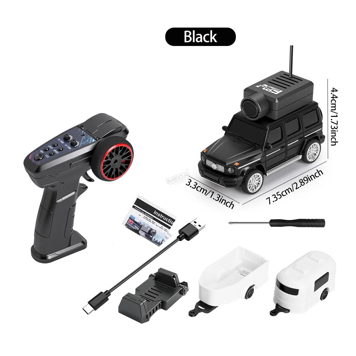 Micro Auto RC FPV Naylofy – Conducción Real en Primera Persona (Cámara HD)